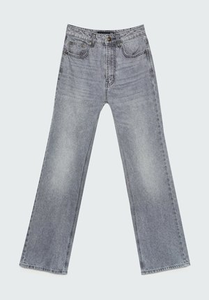 Stradivarius, D92 STRAIGHT WIDE-LEG JEANS - Wide Leg - grey denim