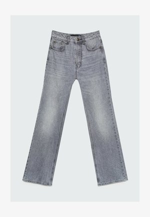 Stradivarius, D92 STRAIGHT WIDE-LEG JEANS - Wide Leg - grey denim
