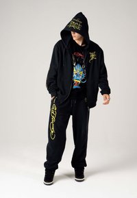 Ed Hardy BACK-DRAG  - Zip-up sweatshirt - black