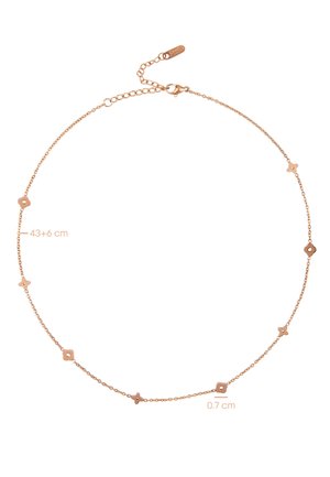 ROME CLOVER - Ogrlica - rose gold-coloured