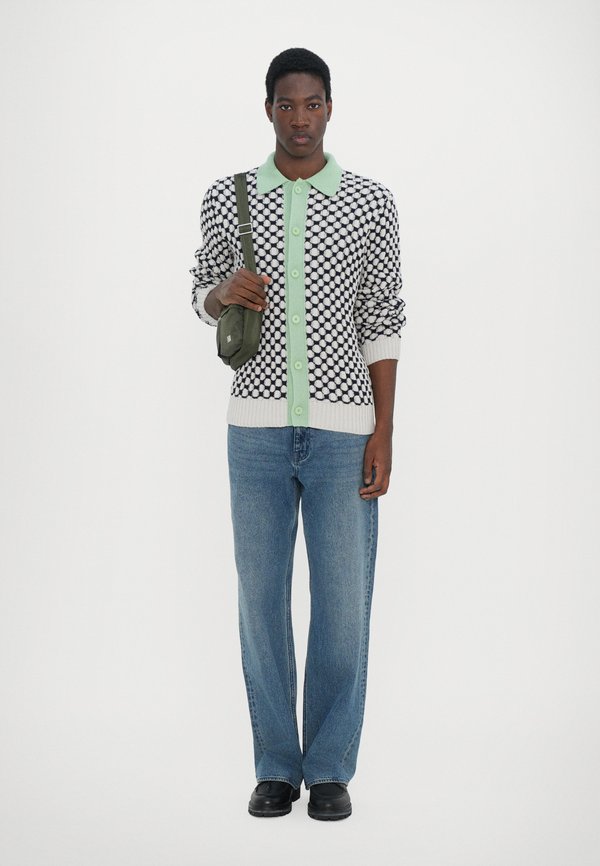 Cardigan - lime beige2