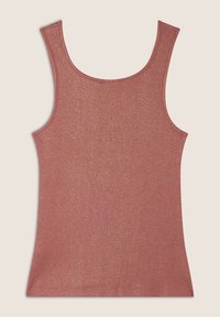 Freddy IN COATED CON SCOLLO AMPIO - Top - light mahogany