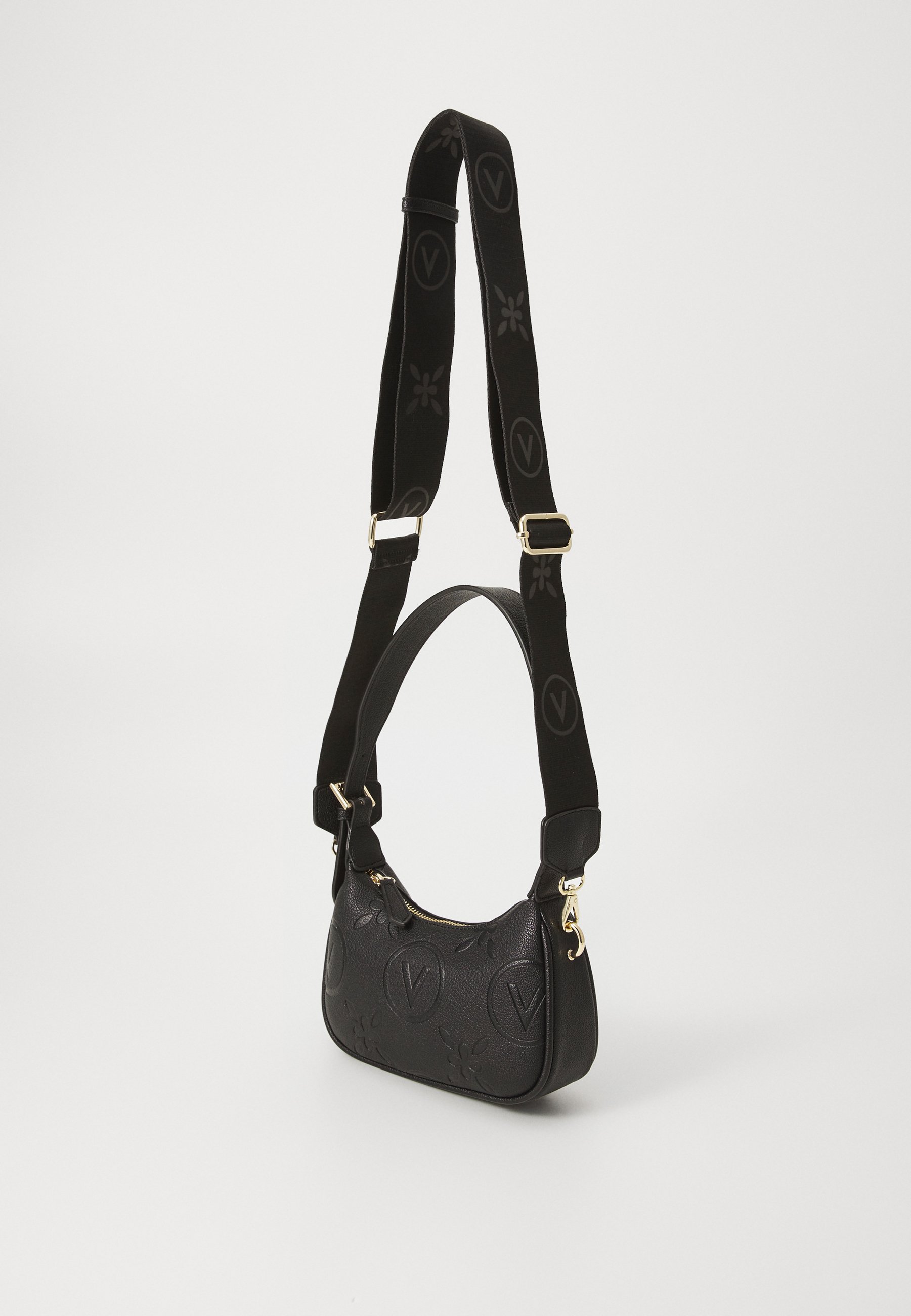 新作【Valentino Bags】SAMBA ロゴ ストラップ ショルダーバッグ Valentino samba embossed logo shoulder bag with crossbody