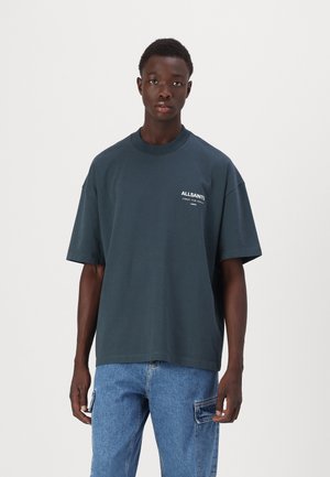 AllSaints UNDERGROUND CREW - Printtipaita - universe blue