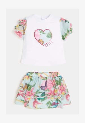 T-shirt con stampa - weiß