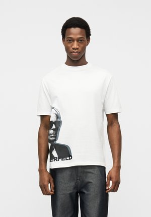 CREW NECK - Μπλουζάκι με στάμπα - white