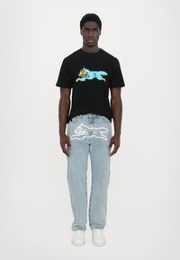 Icecream RUNNING DOG PANT - Straight leg jeans - heavy wash blue