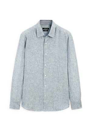 REGULAR FIT STRIPED - Shirt - blue