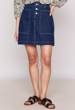 JINNY - Minijupe - denim brut