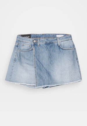 Dondup BESS - Jupe portefeuille - blue)