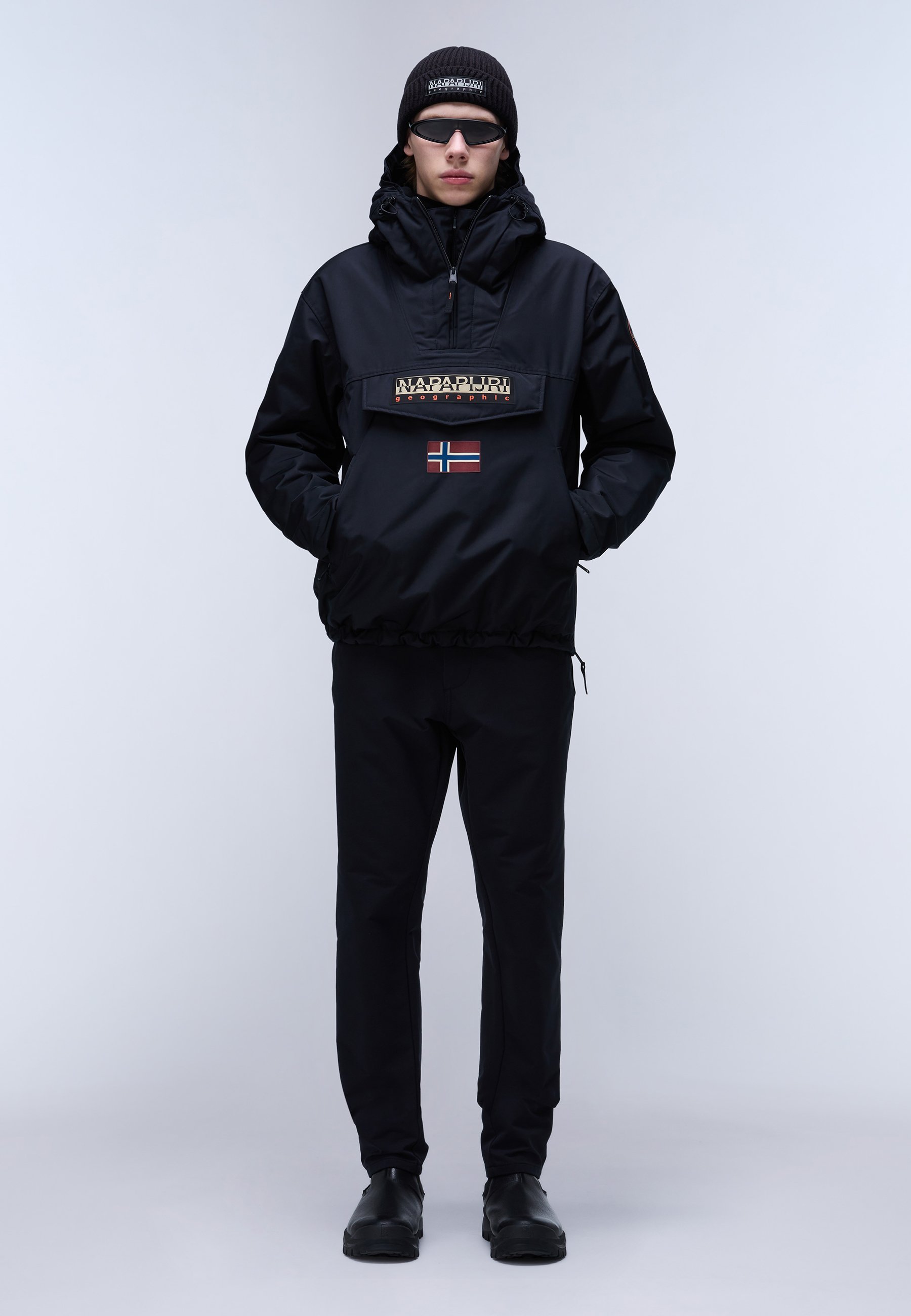 Napapijri - Wiatrówka/czarny - Zalando.pl