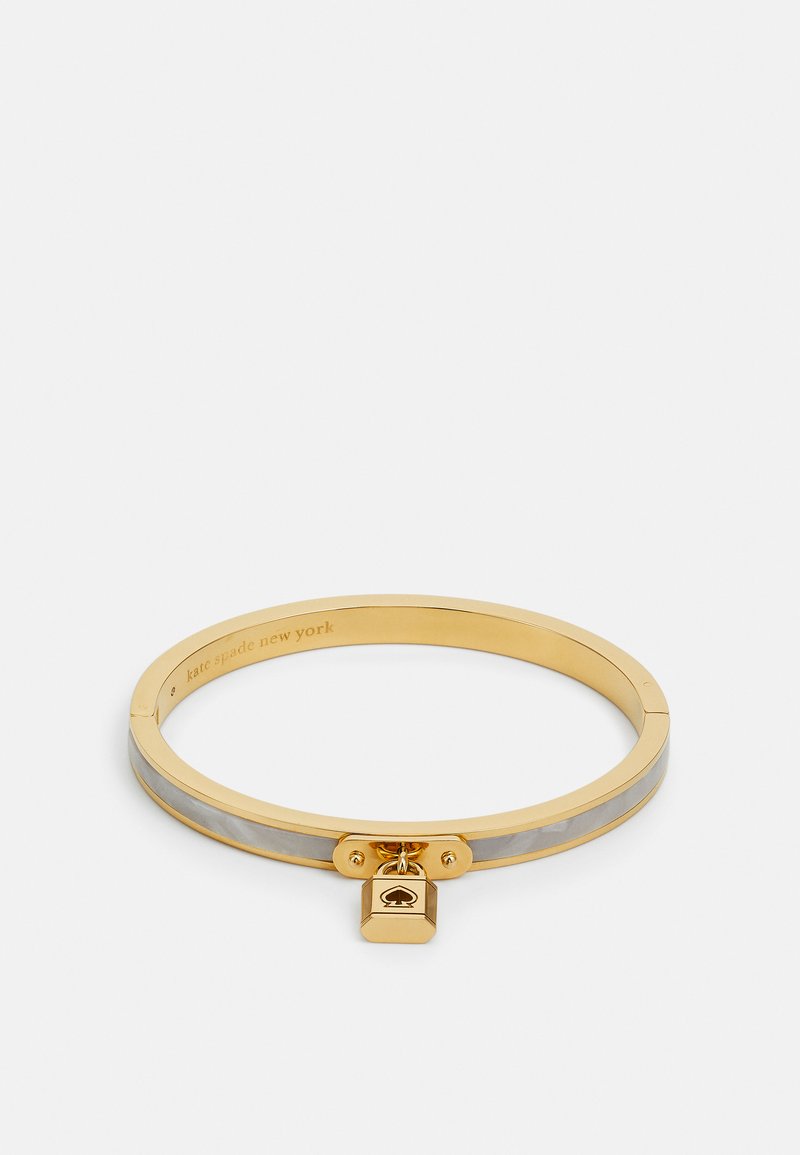 kate spade new york CHARM BANGLE Bracelet white/goldcoloured/white