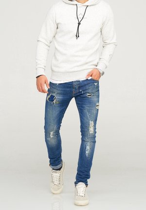 Hættetrøje - white