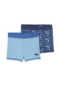 Lot 2 Pyjashorts Pirate Bleu Océan 6A - Pyjama Court Garçon Imprimé Fun, Confortable Et Doux