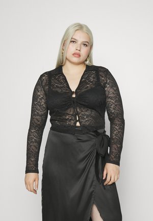 Even&Odd Curvy Blusa - black