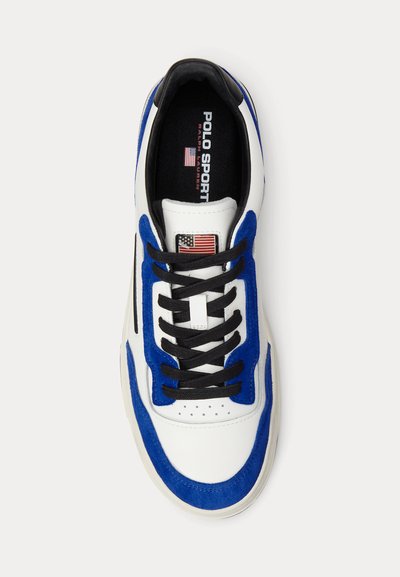 Polo Ralph Lauren PS300 LEATHER-SUEDE SNEAKER UNISEX - Sneakers - sapphire star/deckwash white