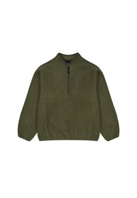 Y NECK - Φλις πουλόβερ - olive