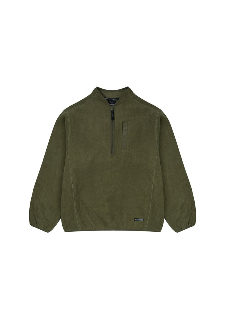 BOILER ROOM Fleece trui olijfgroen BOILER ROOM Fleece trui olijfgroen