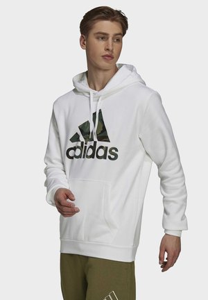 M CAMO HD - Felpa con cappuccio - white