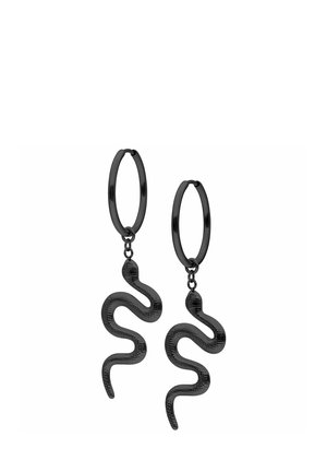 BIG SNAKE HOOPS - Ohrringe - hochglanzpoliert wasserfest