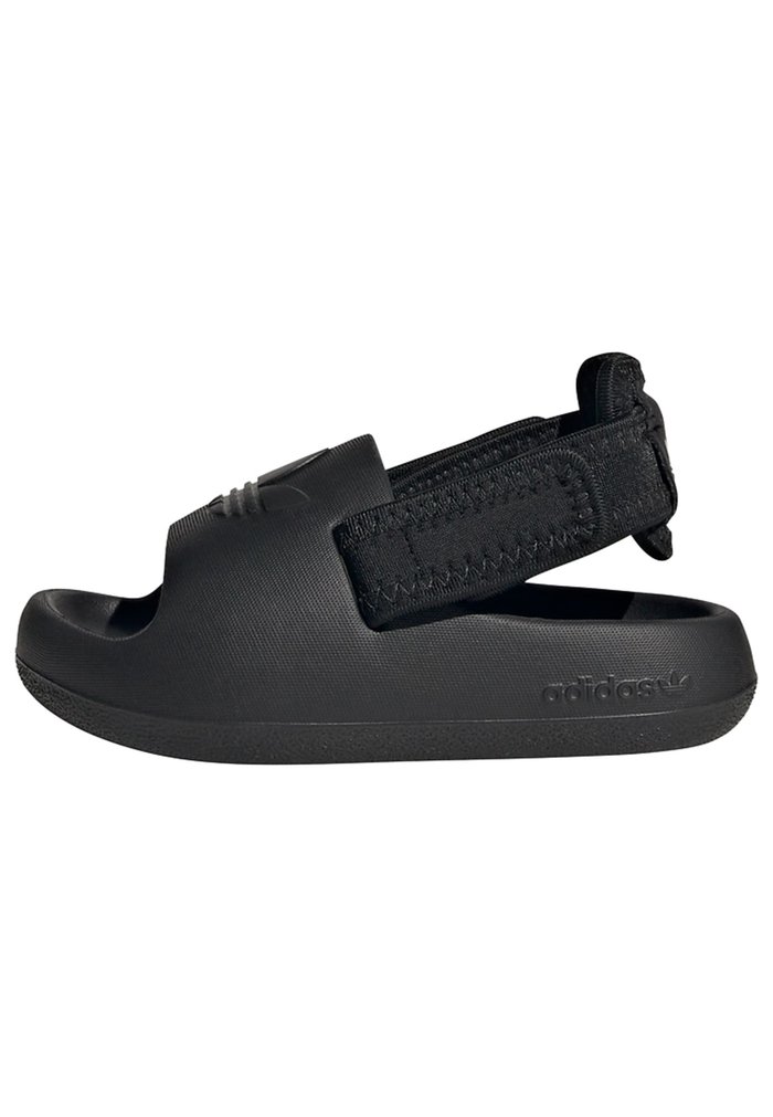 adidas ADIFOM ADILETTE KIDS - Mules - core black core black core black