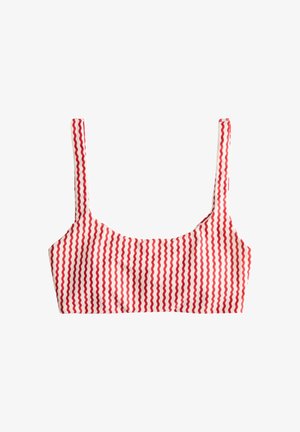 Marks & Spencer, SCOOP NECK - Bikinitop - red mix