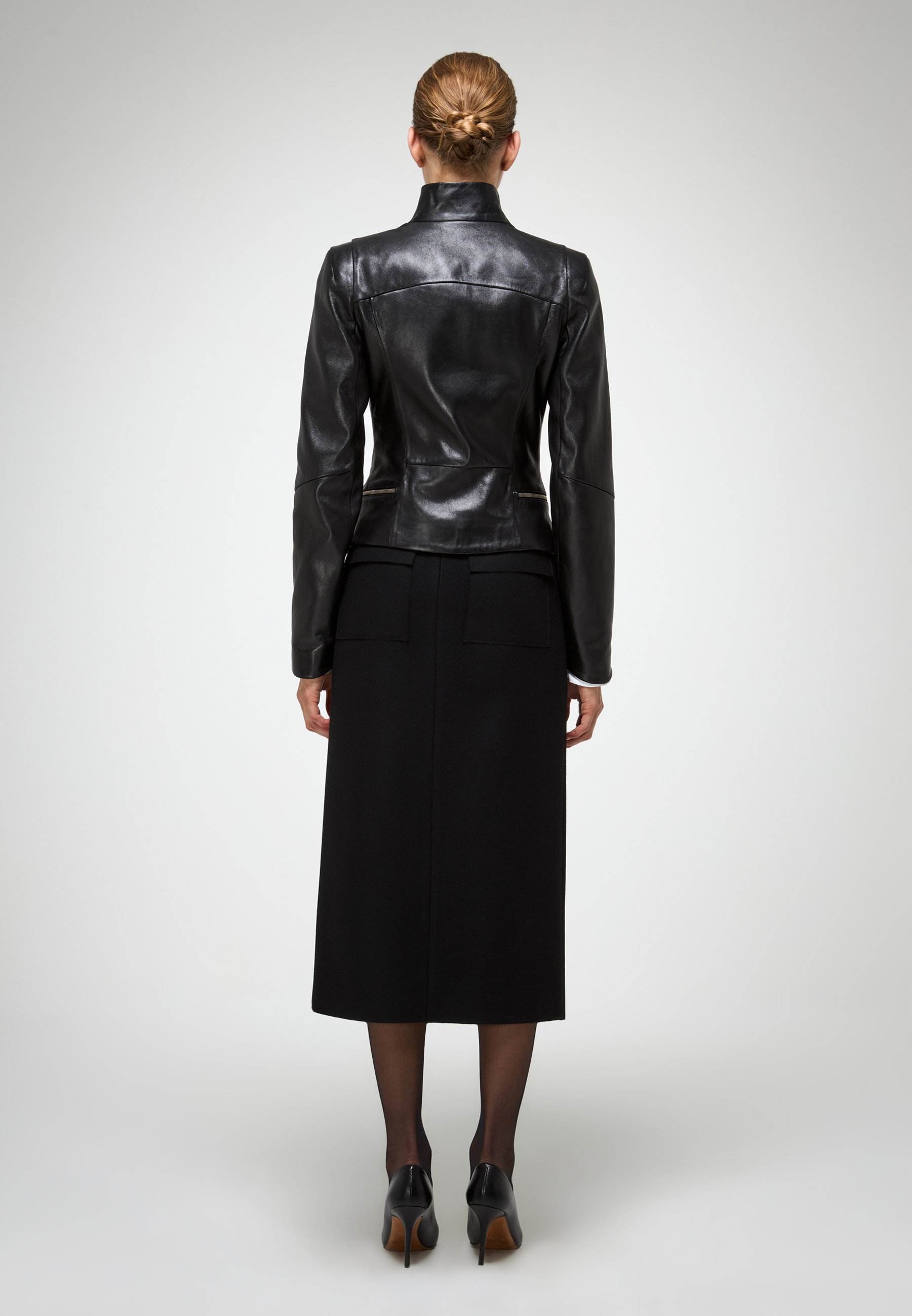 VSP SIGRID - Leather jacket - black - Zalando