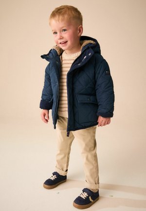 Next, REGULAR FIT - QUILTED BORG LINED COAT - Talvemantel - navy
