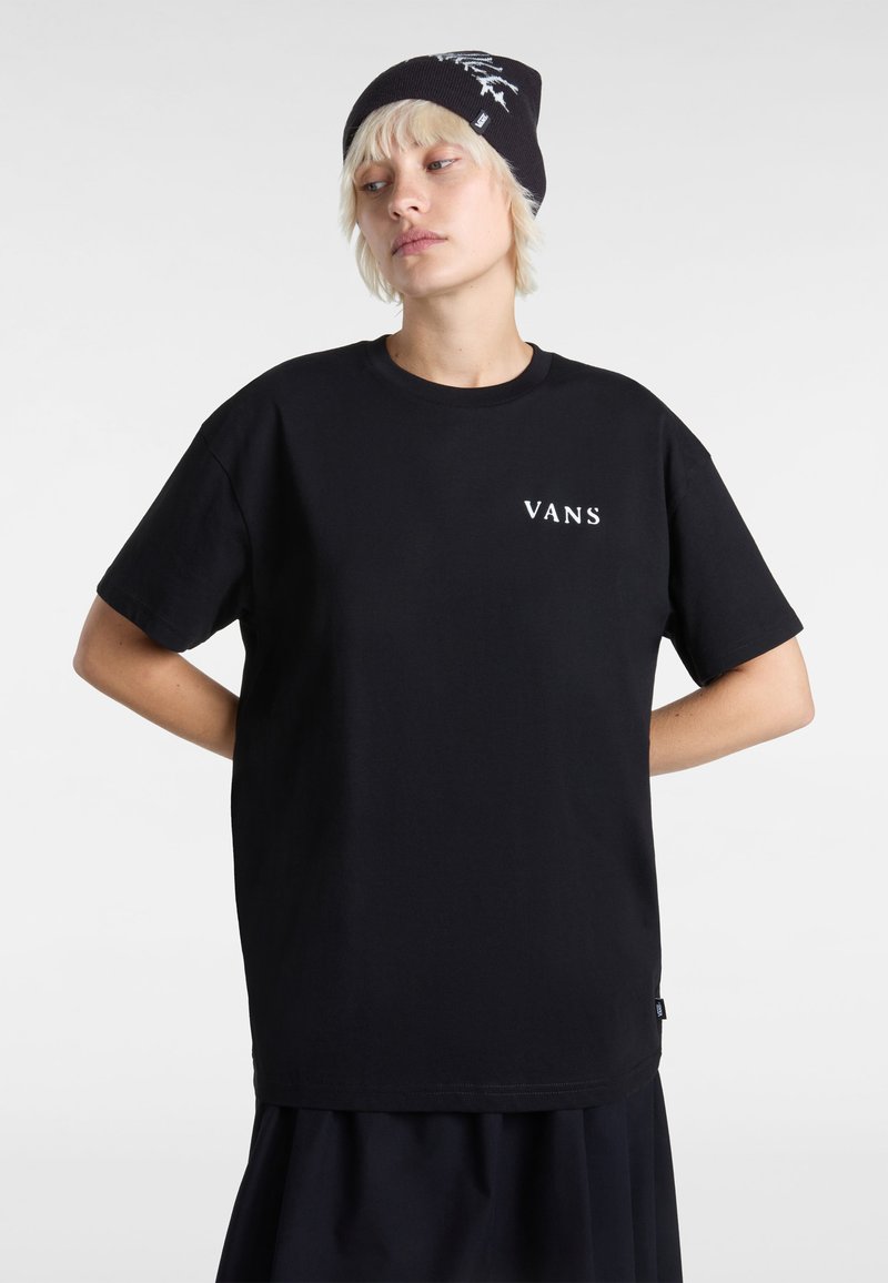 Vans NIGHT ORB OVERSIZED - Triko s potiskem - black
