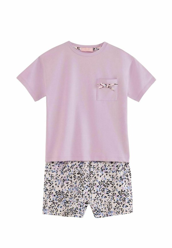 REGULAR FIT - PRINTED SET - Nachtwäsche Set - purple leopard