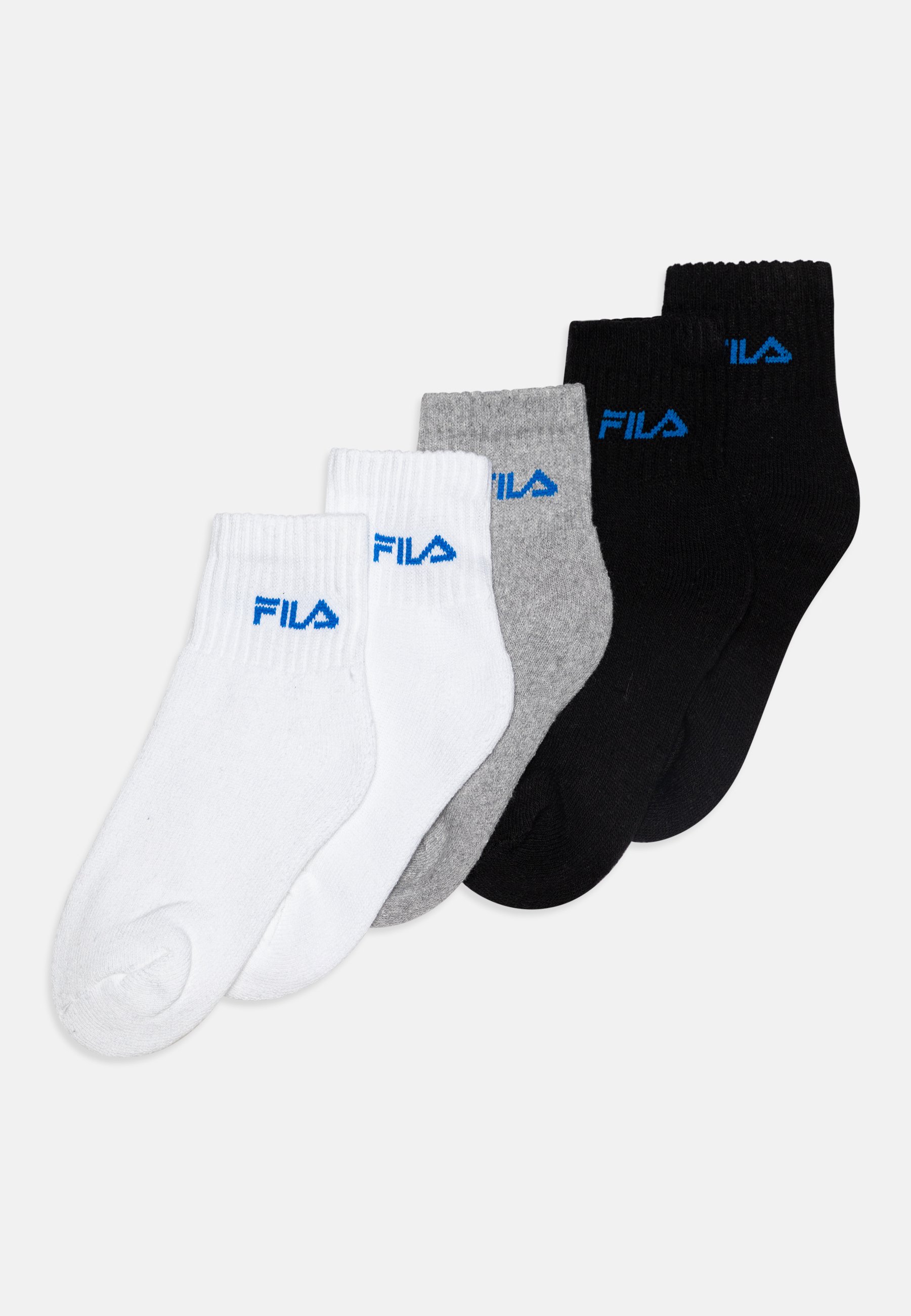Fila JUNIOR QUARTER MIXED COLORS PACK UNISEX Socks grey