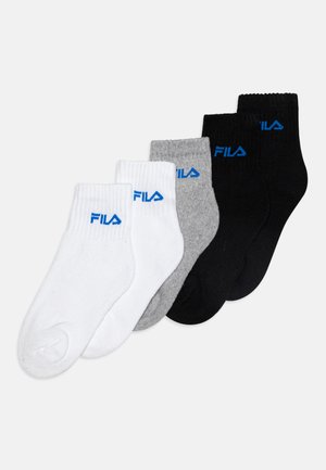 JUNIOR QUARTER MIXED COLORS 5 PACK UNISEX - Sukat - grey/white/black/navy blue