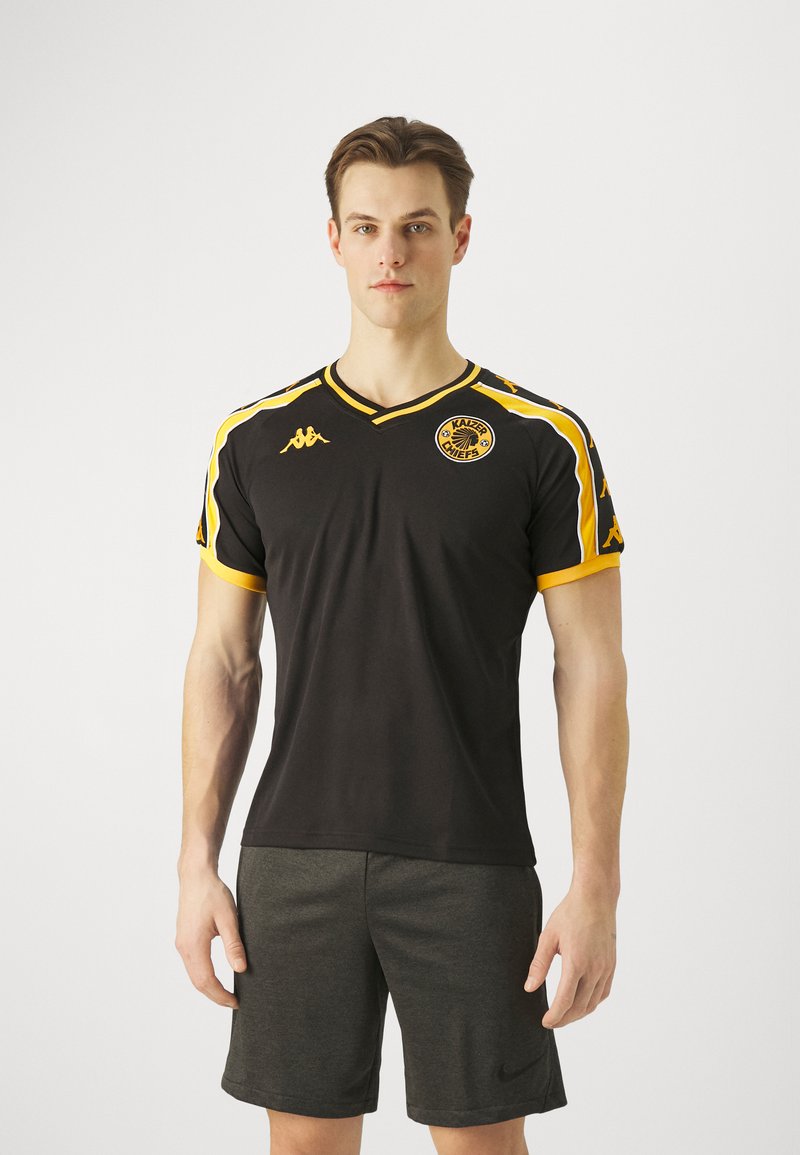Kappa KAIZER CHIEFS BANDA ANIET RETRO - Klub merchandise - black/yellow ...
