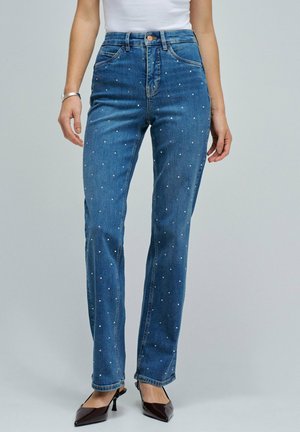 FAITH PUSH - Jean droit - blau