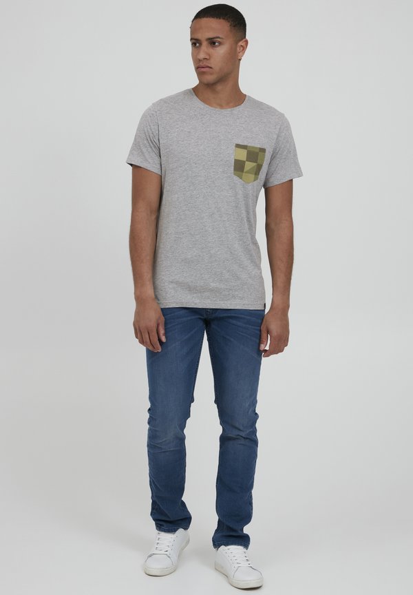 BHAmilo - Print T-shirt - stone mix2