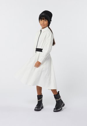 KARL LAGERFELD KIDS ZIPPÉE - Jurk - blanc