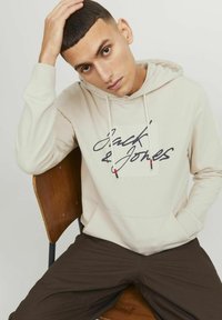 Jack & Jones JJZURI  - Felpa con cappuccio - moonbeam