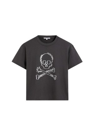 SIGN TEE - Camiseta estampada - grey