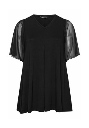 Yours Clothing, T-shirt imprimé - black