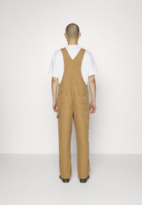 Dickies DUCK CLASSIC  - Radničke traperice s naramenicama - brown