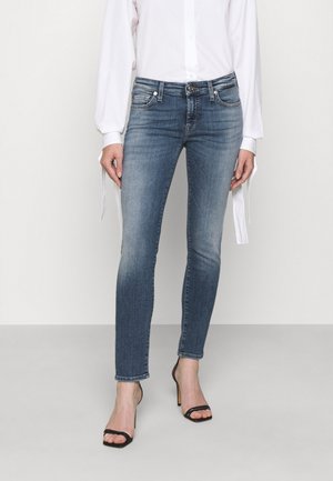 Skinny-Farkut - light blue