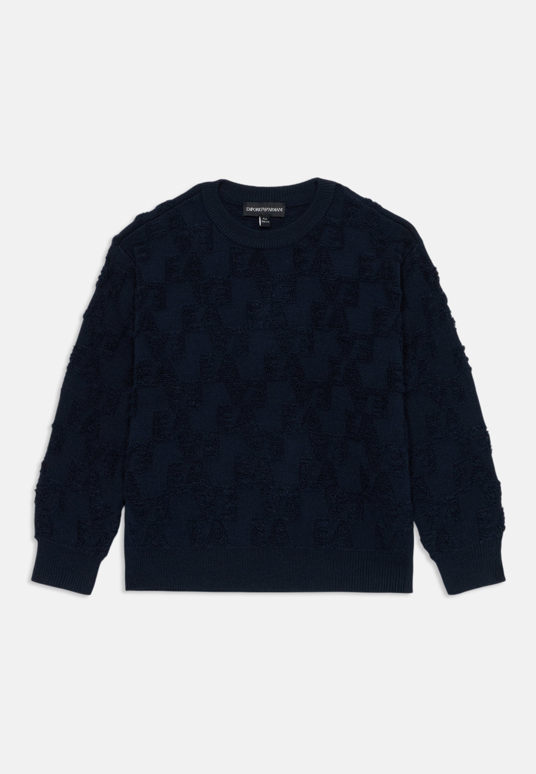 Emporio Armani PULLOVER UNISEX Strickpullover dark blue