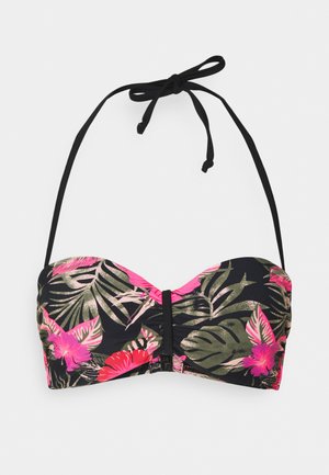LASCANA, WIRE BANDEAU - Haut de bikini - black
