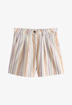 Next, REGULAR FIT - CHINO SHORTS . - Denim shorts - washed ecru pink stripe
