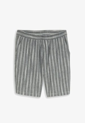 TOM TAILOR DENIM, Short - black greyish stripe