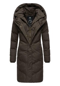 NATALKA - Winter coat - dark choco