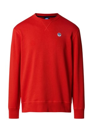 North Sails, WITH LOGO PATCH - Sweatshirt - molten lava