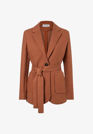 More & More, MORE & MORE ELEGANTER JERSEYBLAZER, BINDEGÜRTEL - Manteau court - cinnamon