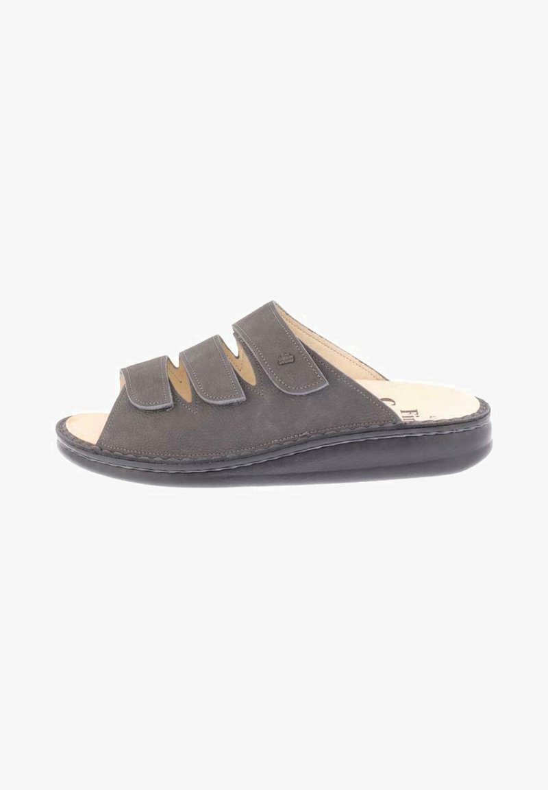 Finn Comfort KORFU - Pantolette flach - dunkelgrau