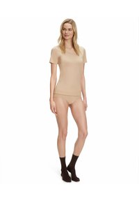 FALKE DAILY COMFORT 2-PACK - Slip - camel